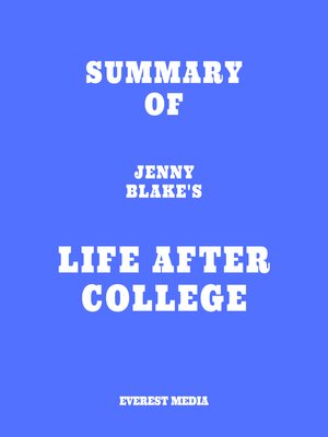 cover image of Summary of Jenny Blake's Life After College